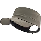 Gvatasz Lightweight Military Caps Quick Dry Baseball Cap Mens Cadet Army Caps Mesh Waterproof Sports Trucker Hat Flat Top Cap