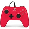 PowerA Raspberry Red USB Game Controller for Nintendo Switch
