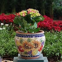 heritage green plant pots