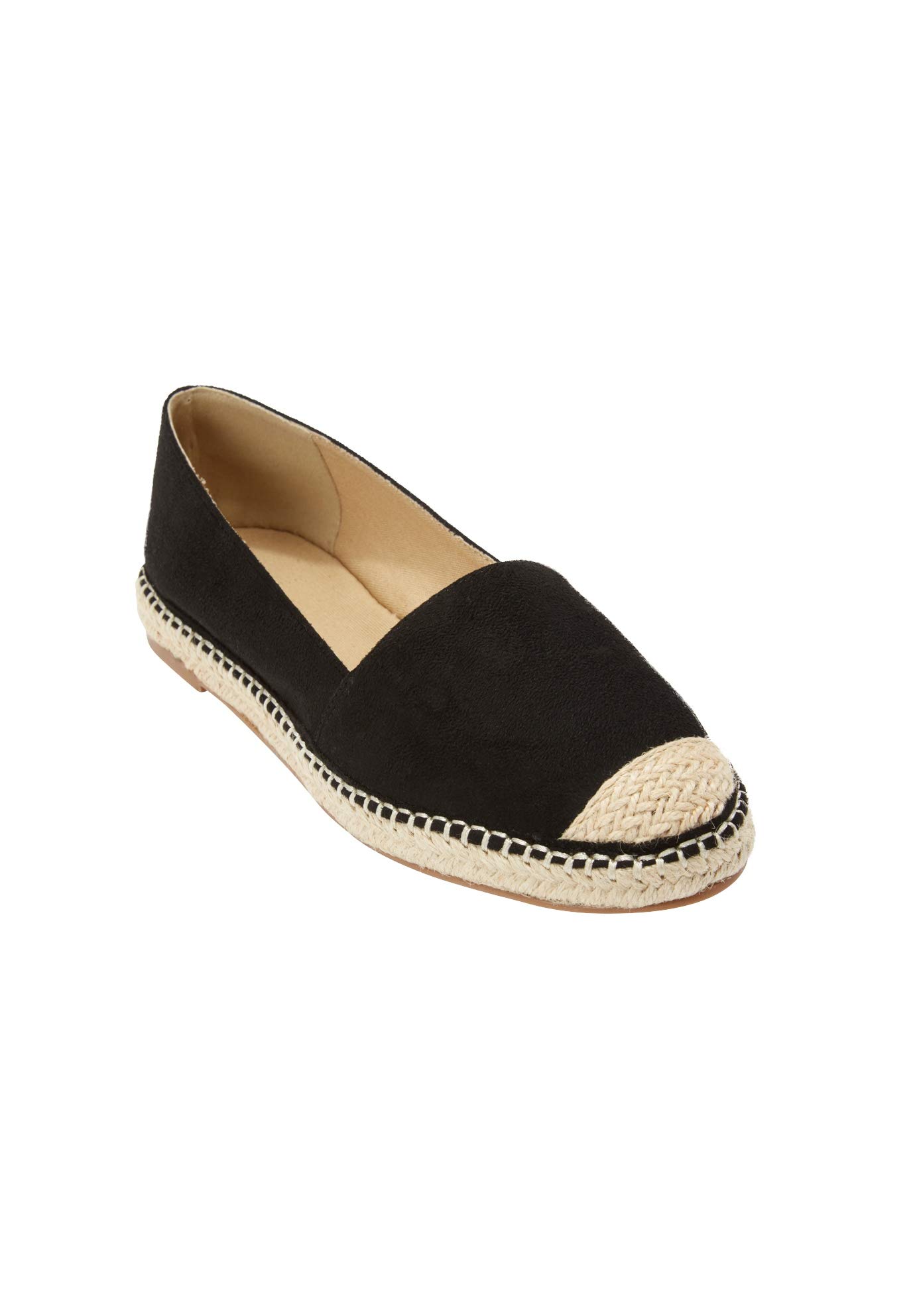 wide width espadrille flats