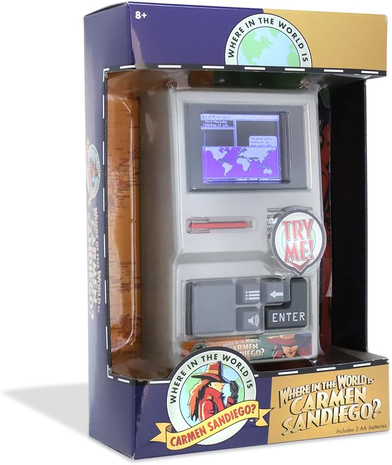 Basic Fun 09613 Carmen Sandiego Handheld Electronic Game: Toys & Games