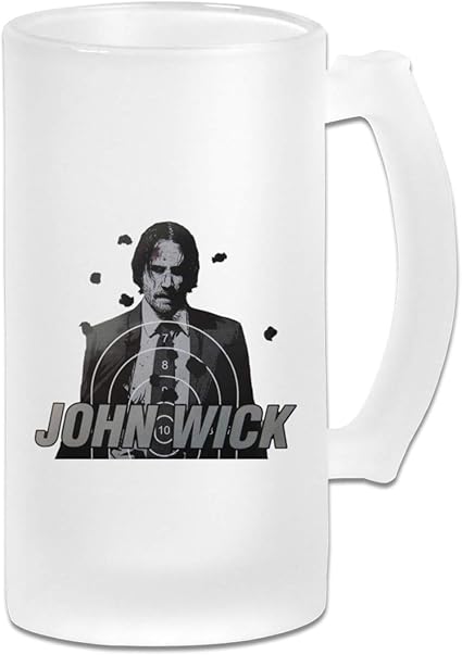 Amazon Co Jp ビールジョッキ ジョン ウィック ビールグラス ジョッキ グラス ホッピージョッキ ジョッキガラス 片手コップ おもしろ食器 マグカップ ビールガラス コーヒーカップ 水カップ 大容量 陶器 おしゃれ 500ml 居酒屋 牛乳カップ ホーム キッチン