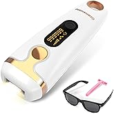 IPL Laser Hair Removal Device for Women and Men - Permanent Painless 90% Hair Reduction in 4 Weeks, Whole Body Use (Armpits, Bikini Line, Face, Legs, Arms, Back) - Corded at-Home