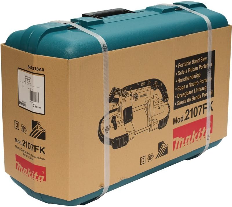 Makita 2107FK/2 240V Portable Band Saw Supplied in a Carry Case, Metallic, 53.3 x 22.9 x 22.9 cm - Image 4