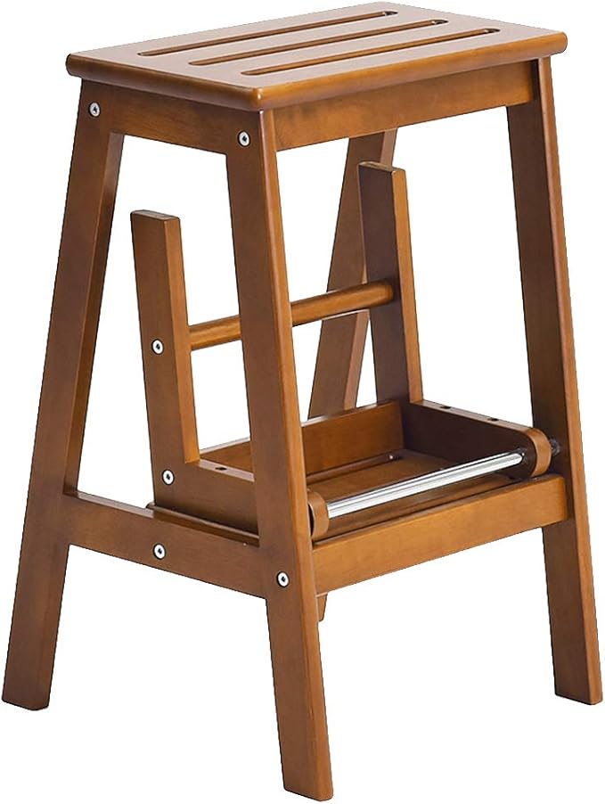 Trittleiter Leiterhocker Massivholz multifunktionale Klapphocker nach