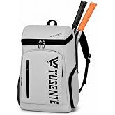 Tennis Backpack with Shoe Compartment,Tennis Bag for Women and Men to Hold Tennis Racket, Pickleball Racket,Badminton Racquet and Other Accessories