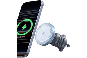 UGREEN Qi2 25W MagSafe Car Mount Charger, Qi2-Certified Magnetic Wireless Car Charger, Air Vent Magnetic Car Phone Holder Mou