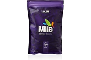 Pure Mila Chia Seed | 16oz Pack | Omega-3 & Fiber-Rich Organic Superfood | Micro-Sliced for Enhanced Absorption | Vegan & Gluten-Free | Versatile for Smoothies & Meals