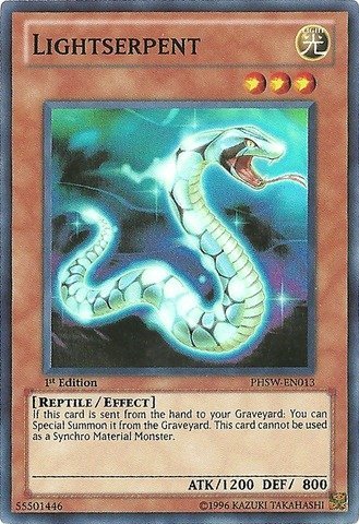 Yu-Gi-Oh! - Lightserpent (PHSW-EN013) - Photon Shockwave - 1st Edition - Super Rare