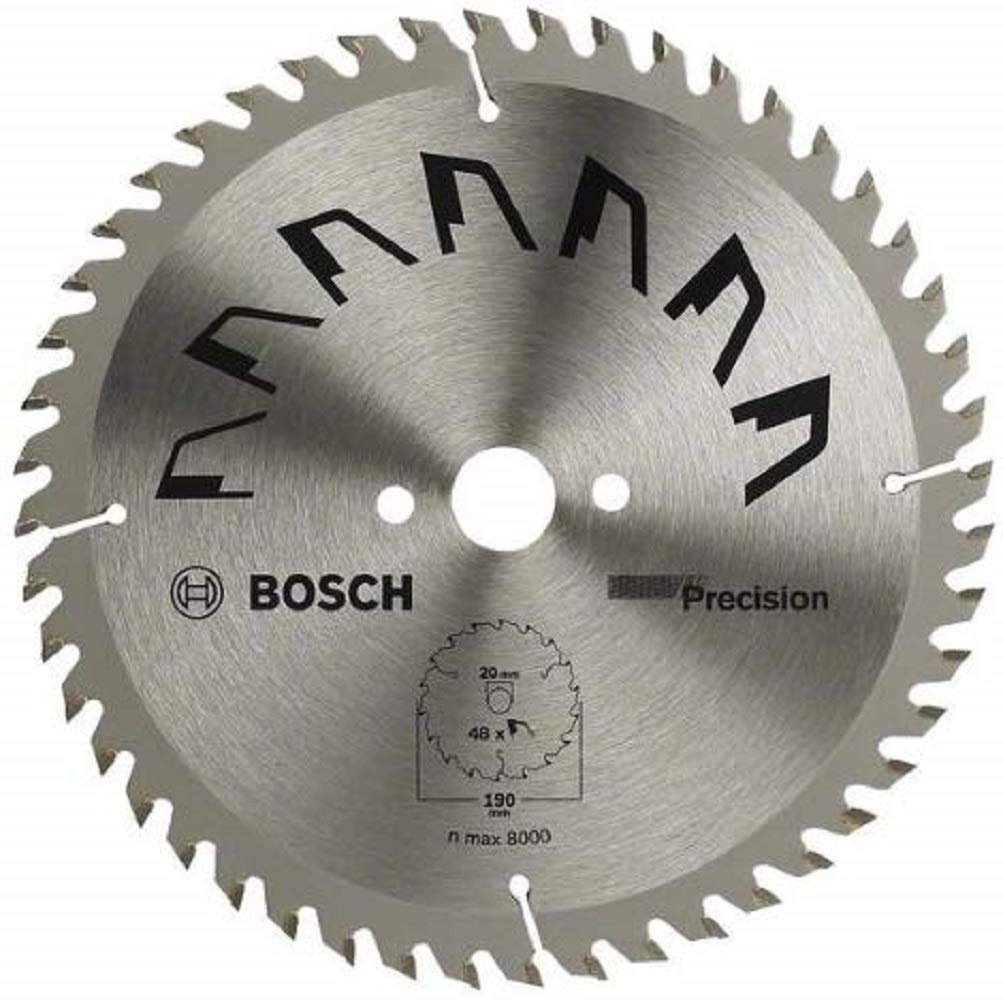 Bosch 1x Circular Saw Blade Precison (for Wood, Ø 216 x 2.5/1.5 x 30 mm, 60 Teeth, ATB, Accessories for Circular Saws)