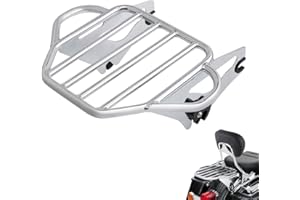 XMT-Moto Detachable Two Up Tour Pack Mounting Luggage Rack fits for Harley Davidson Touring 2014-later Models Road King, Street Glide, Electra Glide, Ultra Classic, Road Glide