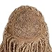 FASHION IDOL Synthetic Dreadlock Wigs 21 Inches Ombre Blonde Faux Locs Wig Curly Rolls Twist Wig Wigs for Black Women