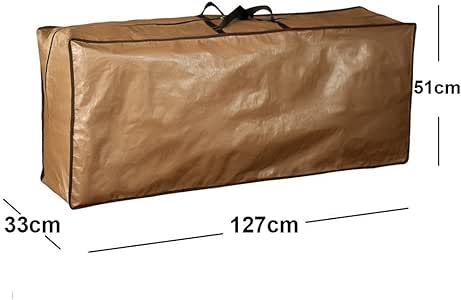 Abba Patio Funda Protectora Impermeable para Cojines Bolsa Protectora