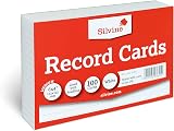 Silvine Record Cards Bulk Pack 500 6x4 White Lined Headline A6 152x102mm view 2