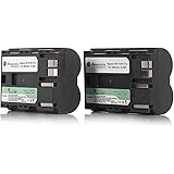 Powerextra 2 Pack Replacement BP-511 Battery for Canon BP-511A and 5D 50D 40D 20D 30D 10D Digital Rebel 1D D60 300D D30 Kiss 