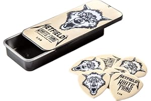 Jim Dunlop Hetfield's White Fang Custom 1.14mm Flow Guitar Pick Tin (PH122T114)