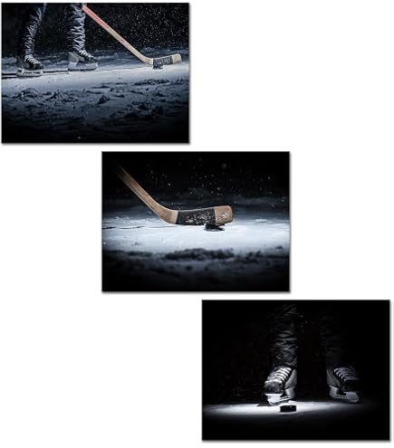 Hockey Canvas Wall Art - Home Is Where The Rink Is