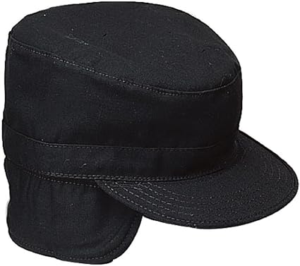 military hat with ear flaps