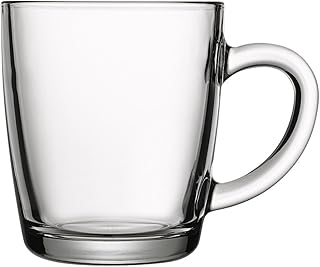 Pasabahce 55531 – Trinkgläser, Teeglas Mit Henkel "Basic", 6er Set