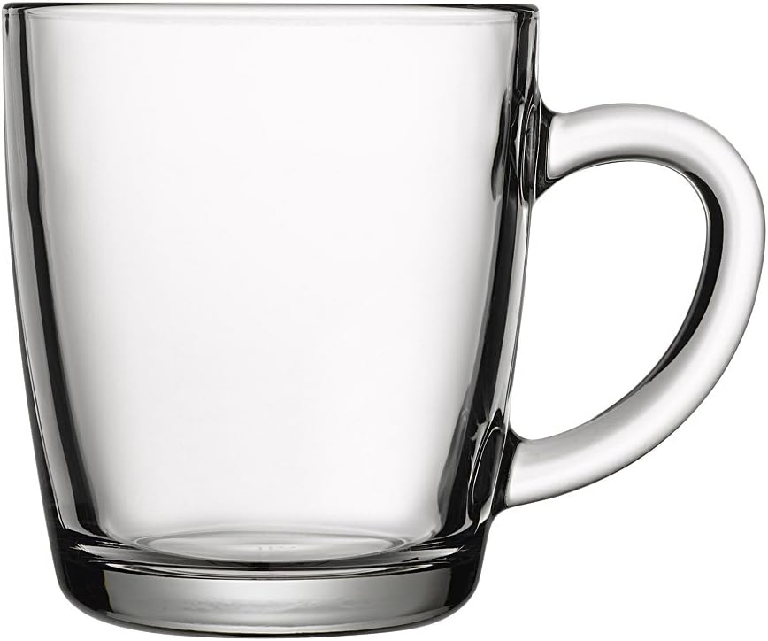 Pasabahce 55531 – Trinkgläser, Teeglas Mit Henkel "Basic", 6er Set