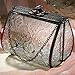 J Devlin - Vintage Glass Purse Trinket Box Decorative Jewelry Keepsake - Box 515