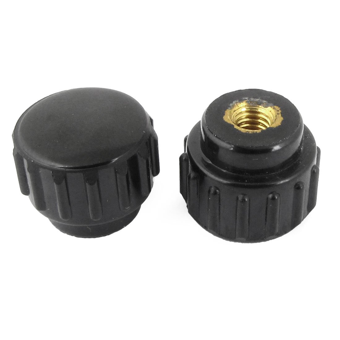 Sourcingmap M4 Diameter Female Thread Thumbscrew Grip Knurled Knob 2 Pcs