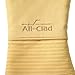All-Clad Textiles Deluxe Heat and Stain Resistant Oven Mitt. Made of Silicone Treated Heavyweight 100-Percent Cotton Twill, Machine Washable, 14 x 6.5 Inches, Dijon Yellow