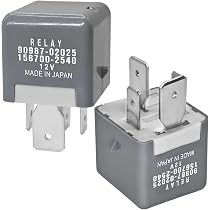 2-Pack 8T2T-14B192-AA Automotive Relay - 12VDC 4-Pin Plug-in, OEM Replacement For Various Vehicles