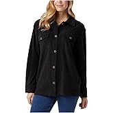 32 Degrees Heat Women's Relaxed Fit Long Sleeve Button-Up Shirt