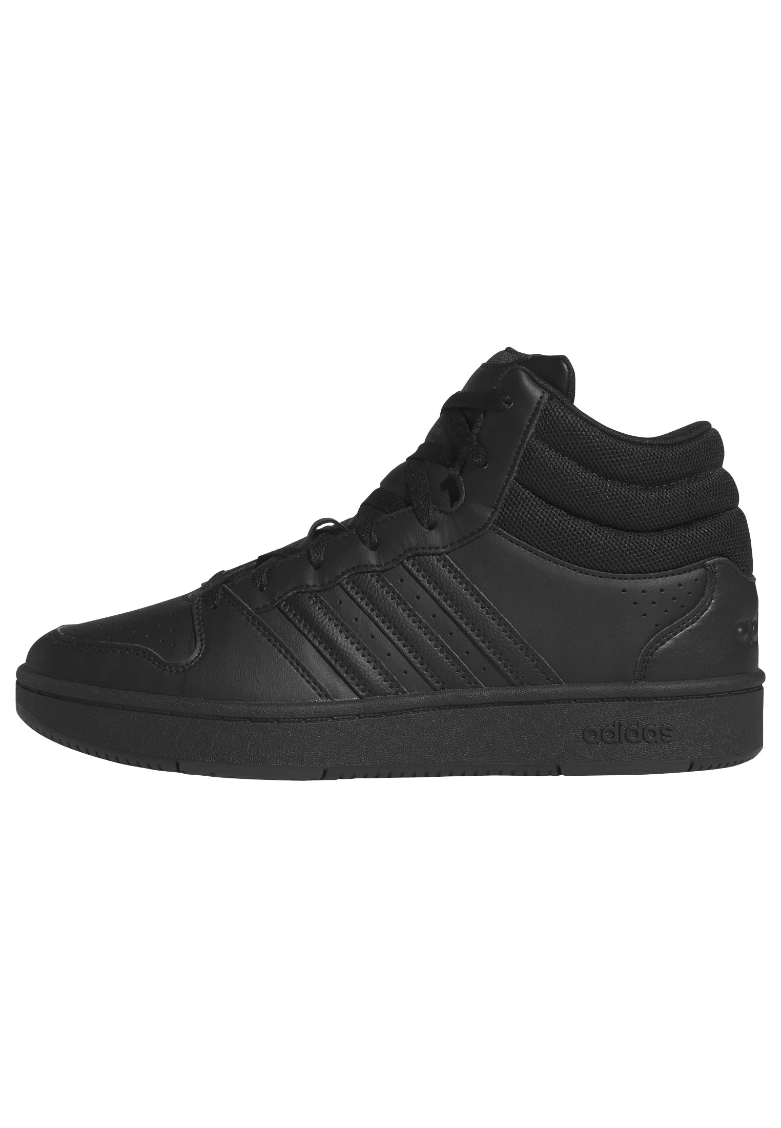 adidas Hoops Mid Classic unisex para adultos, negro/negro/carbono, 13