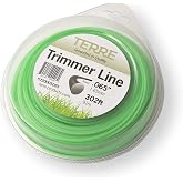 Terre Products - Residential Grade 065 Trimmer Line Round, 1/2 lb. Quality Weed Wacker String, Line Length 302 ft. or 92m, Weed Eater String Trimmer Line .065 in. or 1.65mm