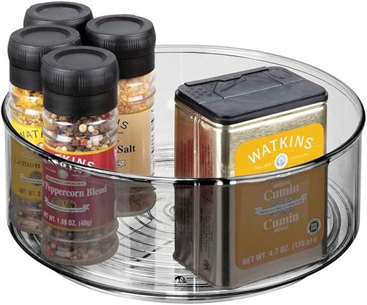 Amazon.de: mDesign Lazy Susan Küchenregal - praktisches Gewürzregal für