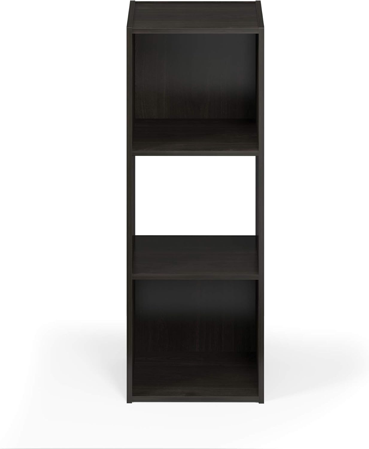 Furinno Pelli Cubic Storage Cabinet, 3x1, Espresso