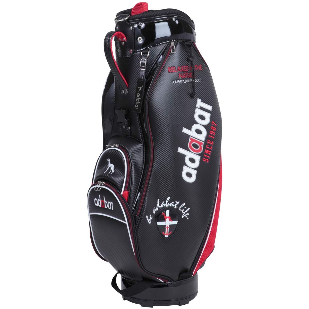 軽量 キャディバッグ B07lgs5777 Adabat アダバット キャディバッグ ブラック その他 ディズニープリンセスのベビーグッズも大集合