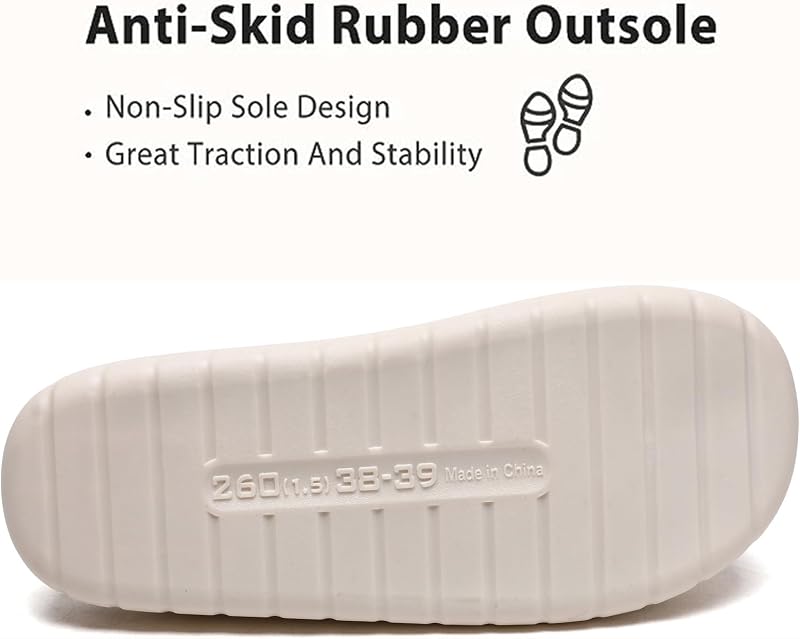 Chaussons Femmes Hommes,Des Pantoufles à Carreaux en Mousse Floue Glissent sur des Pantoufles Moelleuses de Chambre à Coucher anti-skid Intérieur Extérieur(Noir,38/39 EU)