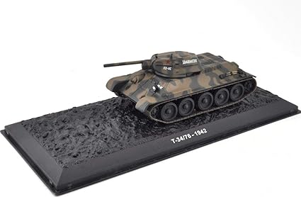 IXO/ALTAYA/ATLAS T 34/76 1/72 Panzer Die-Cast Fertigmodell in Vitrine