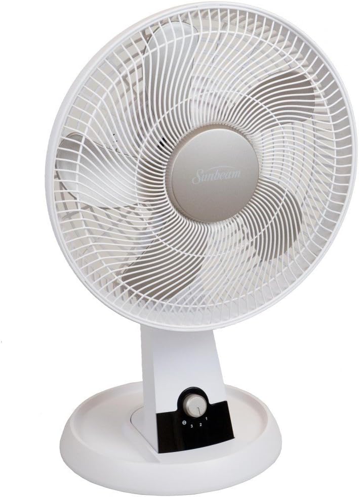 Sunbeam SDF1200U 12Inch 3Speed Oscillating Table Fan Amazon.ca