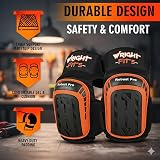 WrightFits Gel Work Knee Pads Heavy Duty Knee Protectors High-Density Foam view 3