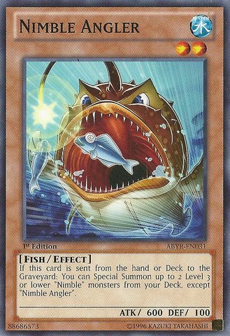 Yu-Gi-Oh! - Nimble Angler (ABYR-EN031) - Abyss Rising - Unlimited Edition - Common