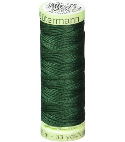 Coats Dual Duty XP Thread - 250 Yard Dark Forest Green General Purpose ...