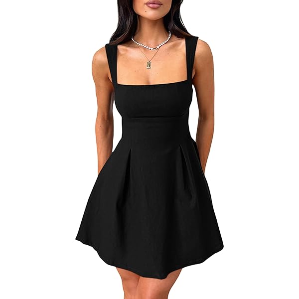 sachin and babi light blue dress Matte Black Tank Mini Skater Dress – BlackMilk Clothing main image 1