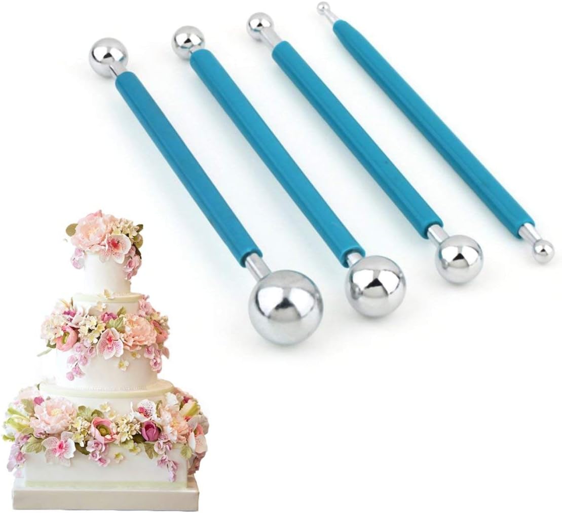 Patisserie Outils De Modelage Napravi Rs Heaviesk 4 Pcs Gateau Outils Modelisation En Acier Inoxydable Balle Double Face 4 Outils Sucre Gateau Pate Acessorios Decorer Outils Gateau Moules