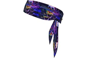 Headband Sweatbands for Head Bandana Headband for Men Women Football Head Wrap for Running Fitness