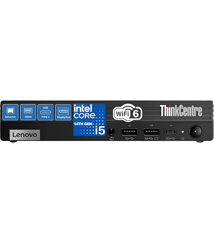 Amazon.com: Lenovo ThinkCentre neo 50q Gen 5 Tiny Desktop | Intel