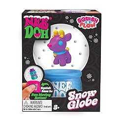 Schylling NeeDoh Squishmas Squish N' Snow Globes