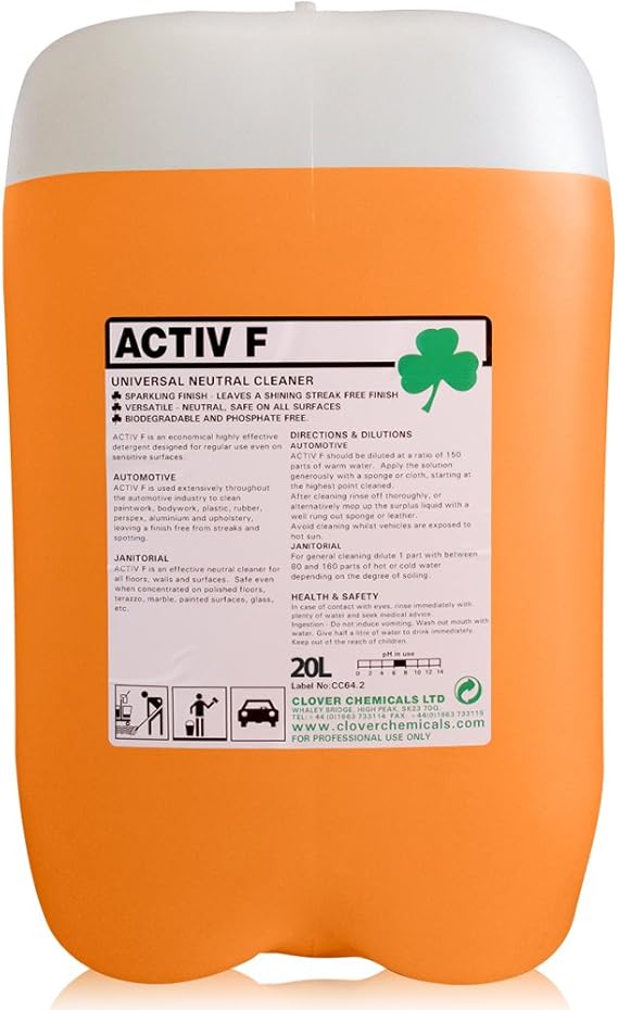 TheChemicalHut Activ F pH Neutral Acid Free Multi Surface Detergent Cleaner (20L). Amazon.co.uk