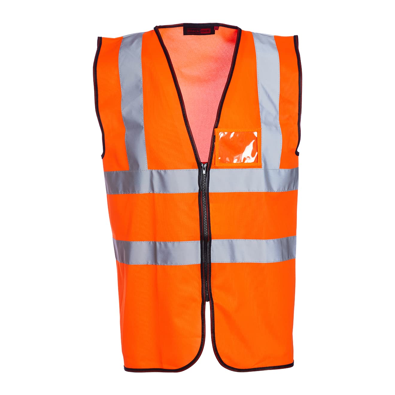 Blackrock Hi Vis Orange Executive Sleeveless Vest Waistcoat, Men's and Women's Full-Length Zip, Lightweight, Reflective High Visibility Safety Wear, Fully EN Certified - 5XL
