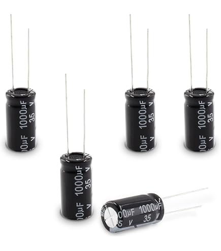 Set of 6 Nichicon 105°C Electrolytic Capacitor 1000uF 25V (1000