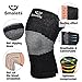 Smalets Brace Compression Knee Support Sleeves (1 Pair) -Powerful Joint Protection for Cross Training, Weightlifting, Running & More Black, L