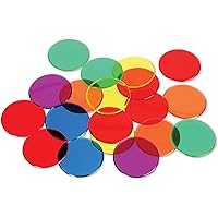 Learning Resources Transparent Color Counting Chips - 250 Pieces, Ages 5+, Math Counters for Kids, Counting Chips, Perfect fo